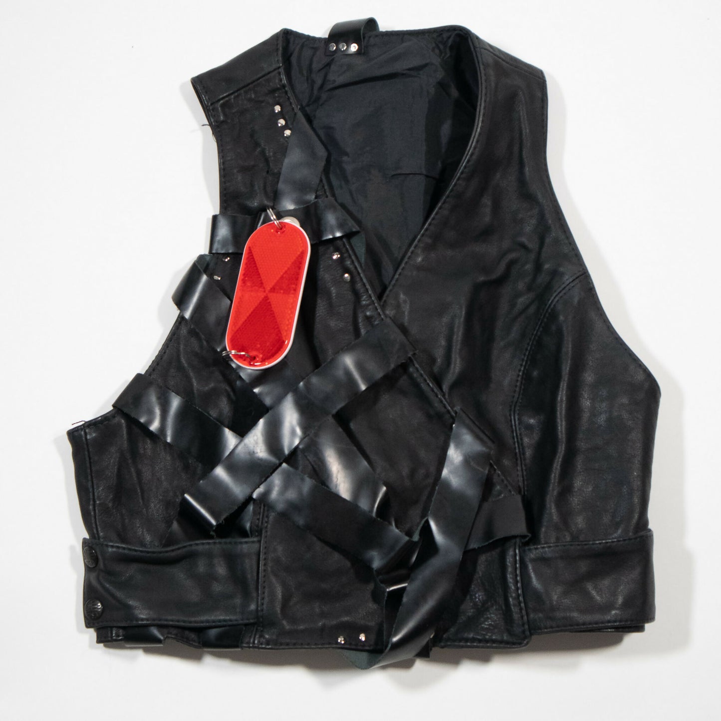 Strappy Leather Vest