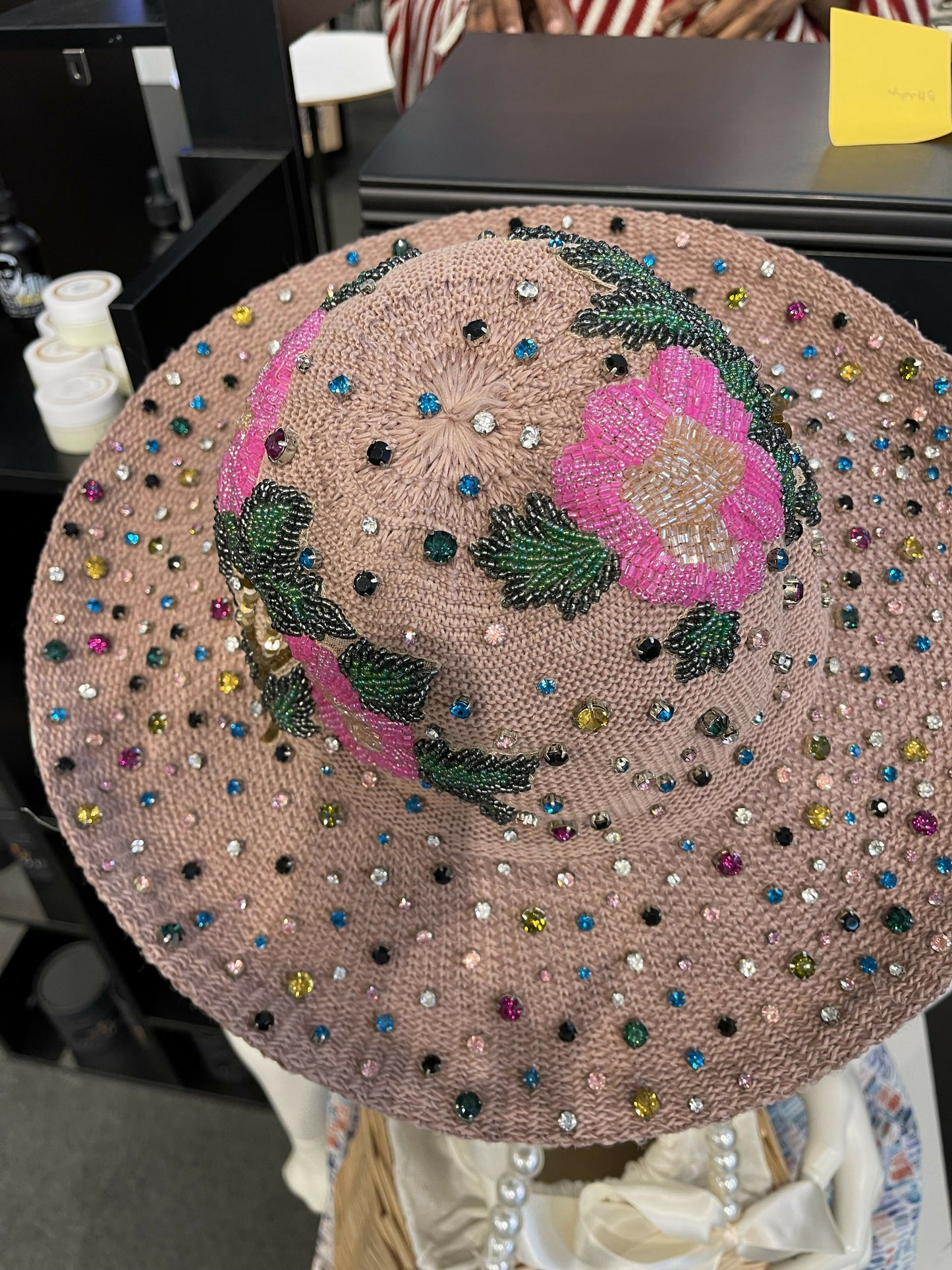 Rhinestone hat