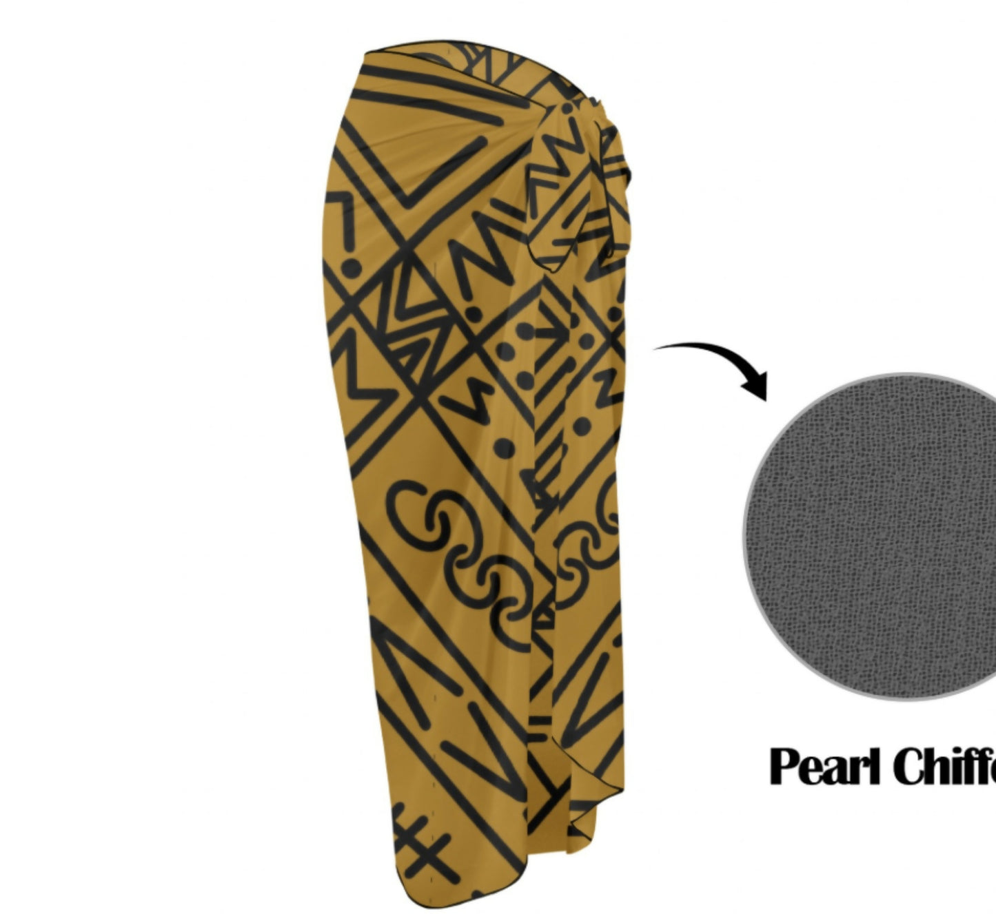 Women's Long Beach Sarong Wrap Sizes One Size in The Sahara