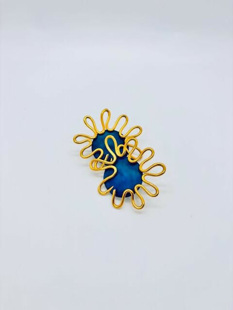 STARFISH EARRINGS - BLUE