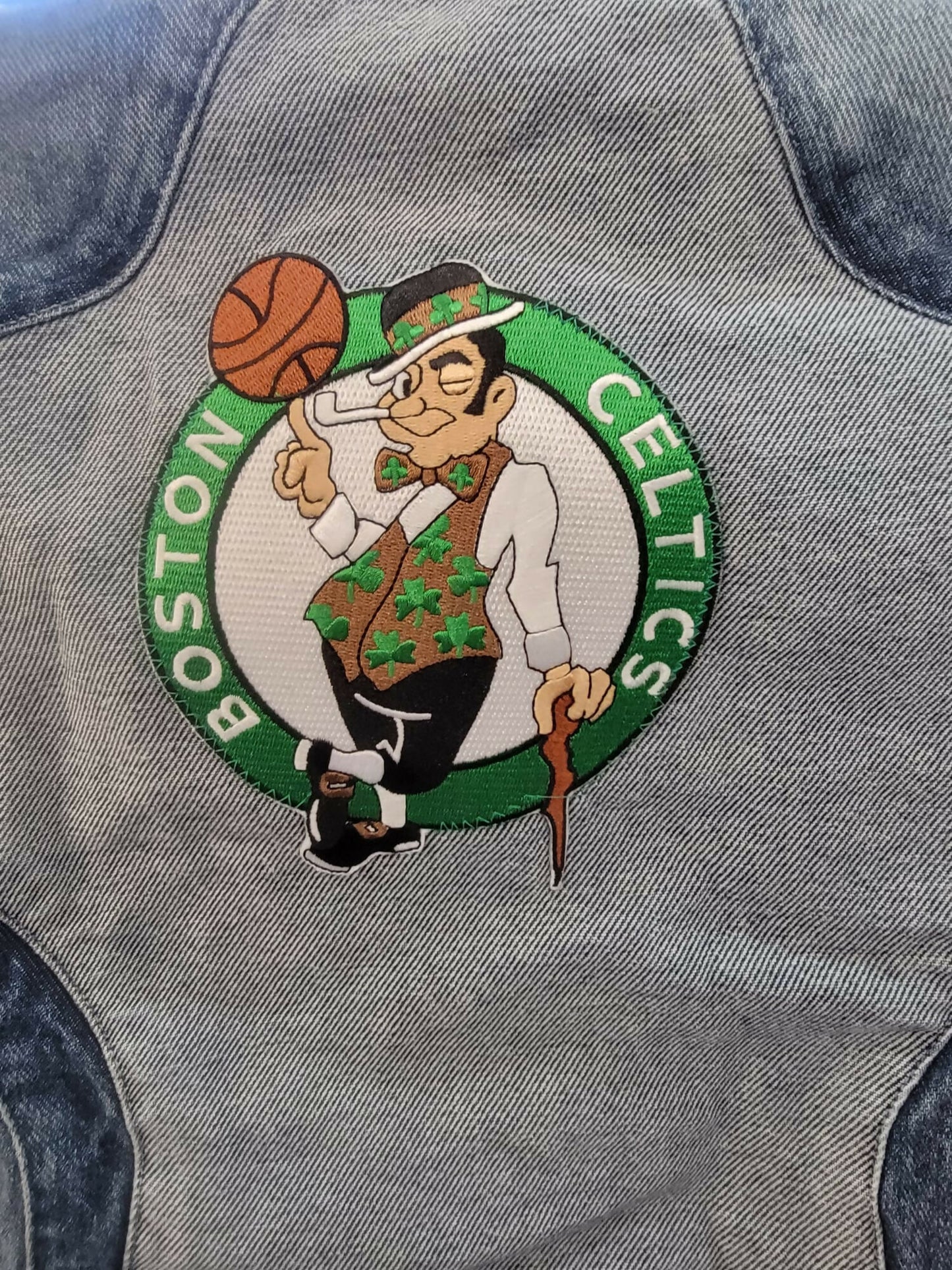 Mavlife Celtics MotoStar Jean jacket