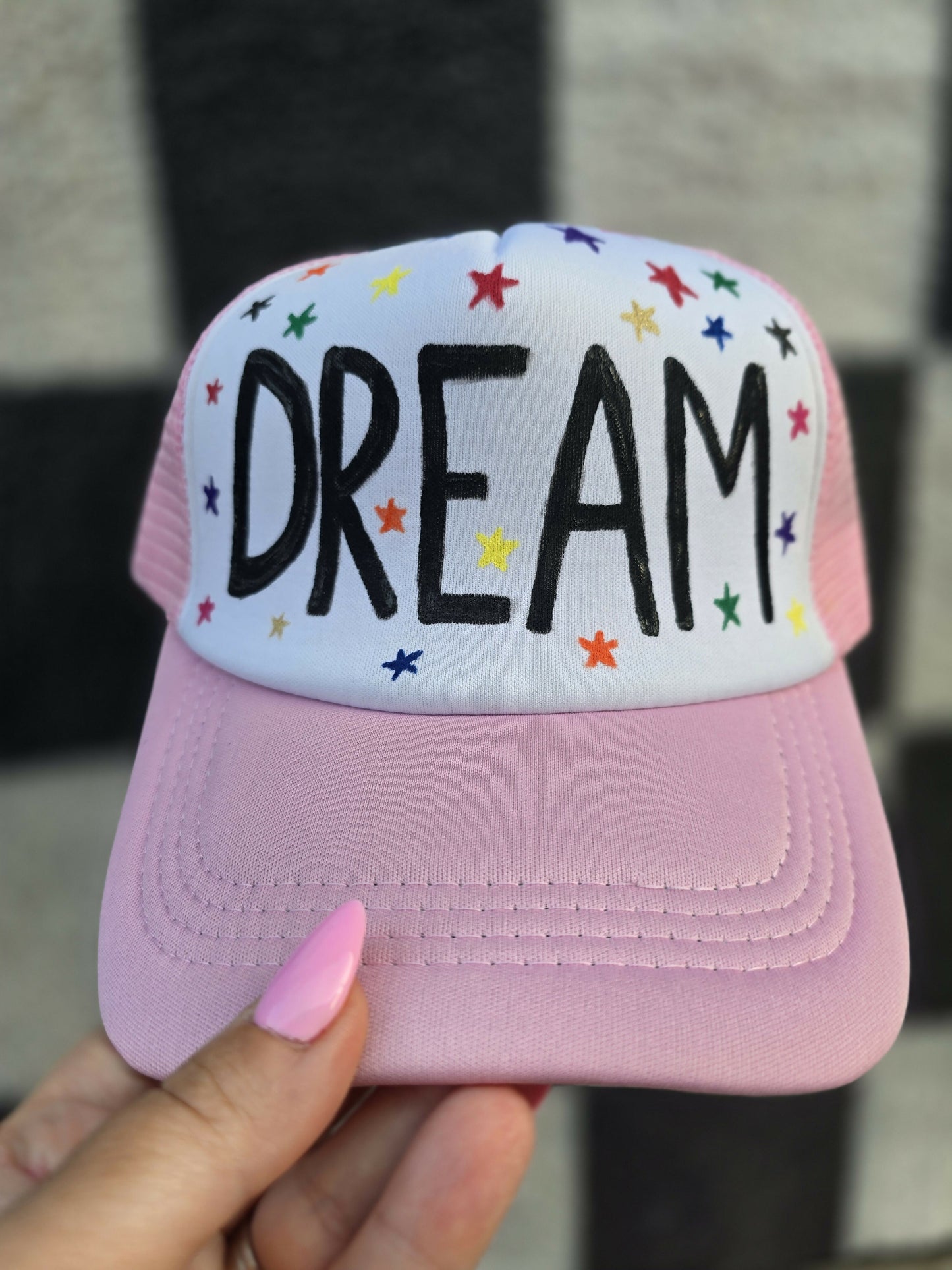 Hand-Painted Empowerment Trucker Hats