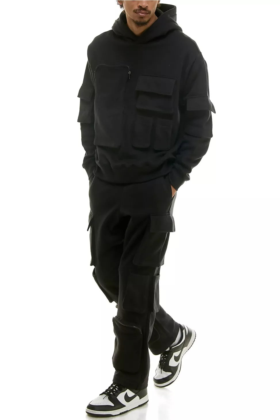 black hoodie full