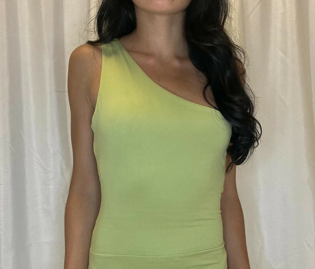 Ava One Shoulder Reversible Bodysuit