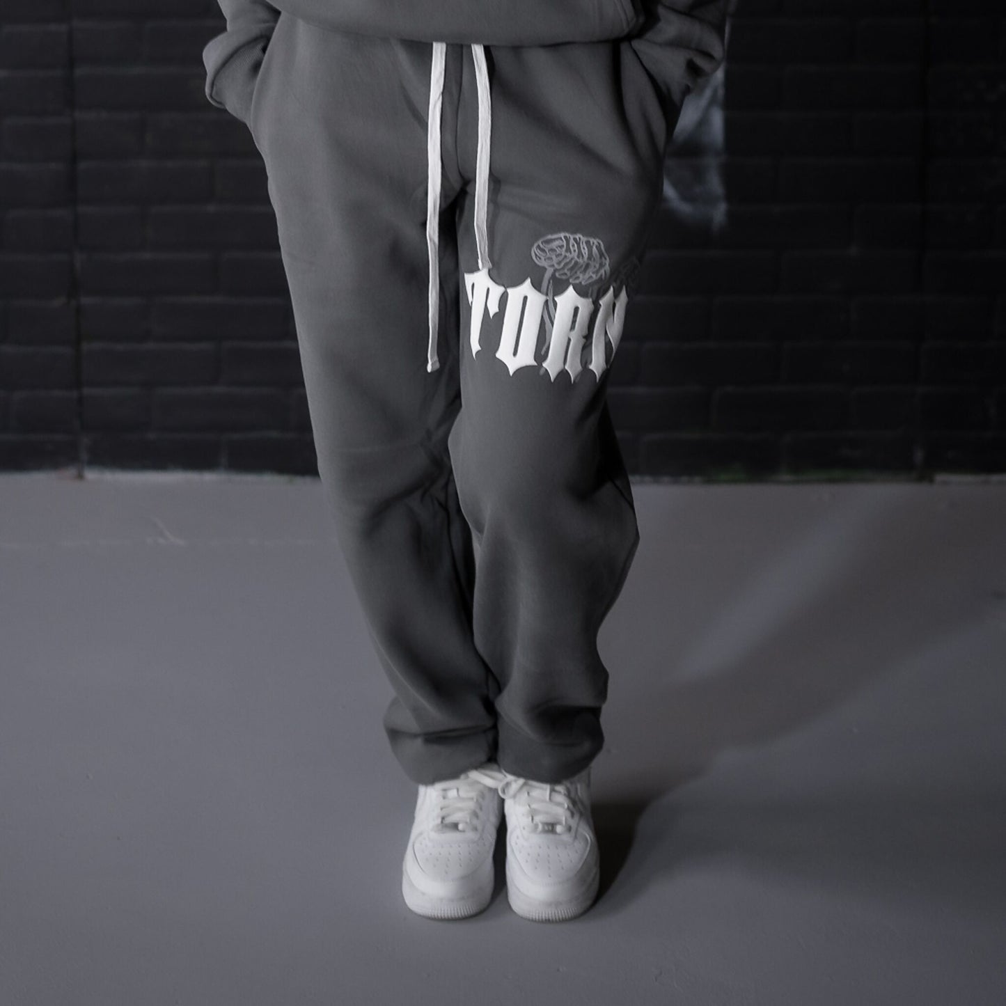 "Gray" TORN Sweatpants