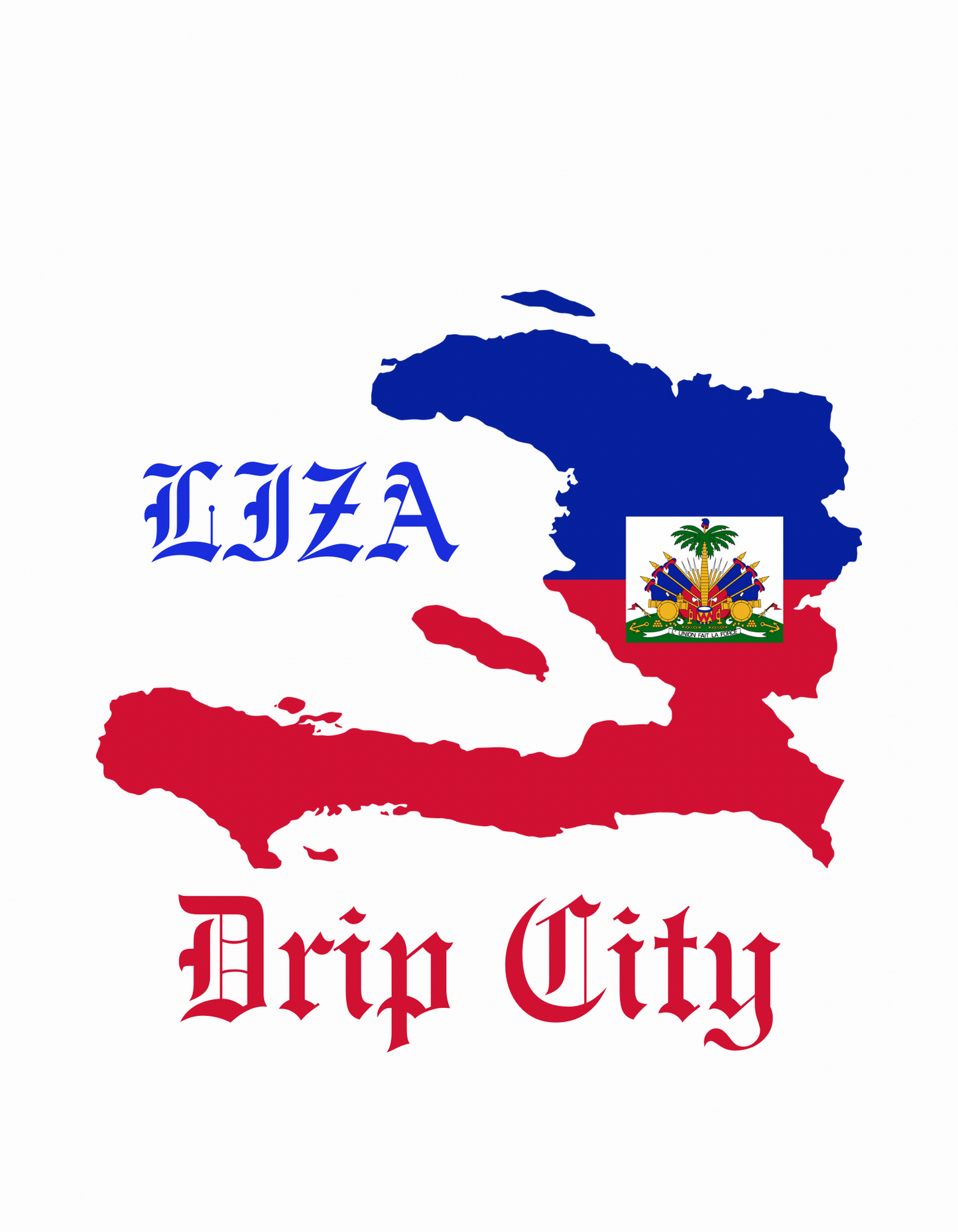 Haiti Map Sweatshirt