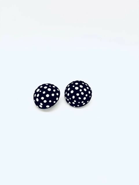 POLKA DOT DOME EARRINGS