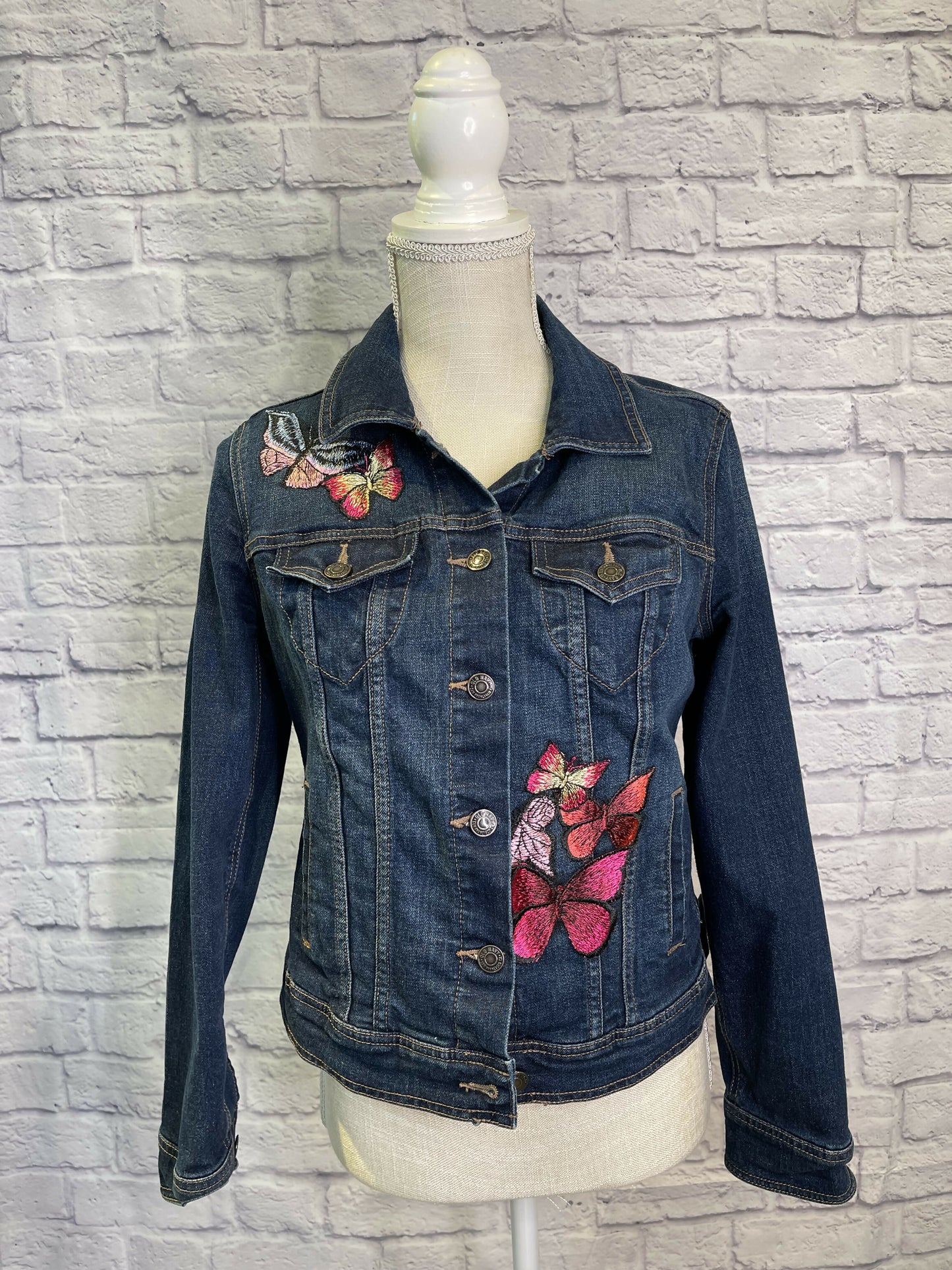Butterfly denim jacket
