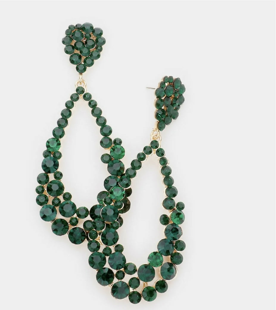 Emerald Elegance Earrings