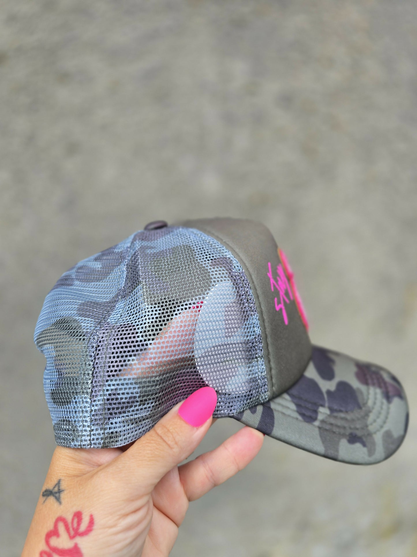 Stay Wild Camo Trucker Hat