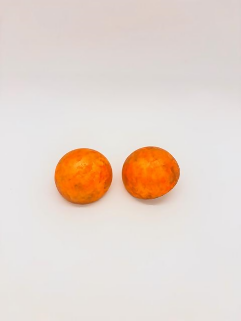 DOME EARRINGS - SMOKY DARK