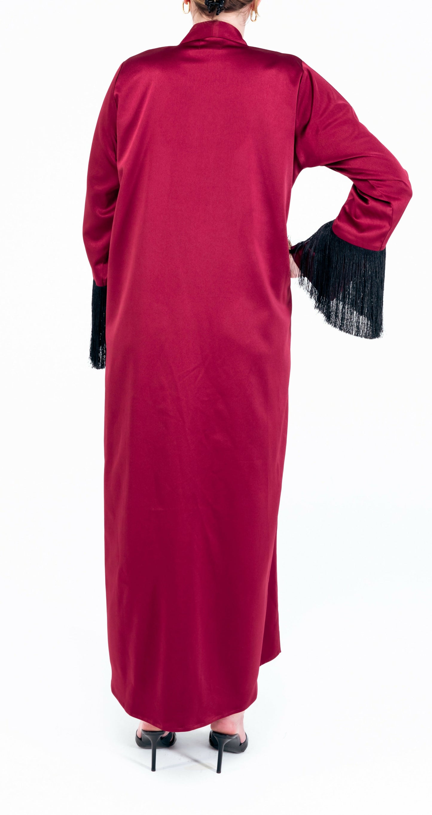 Abaya Desert Rouge back