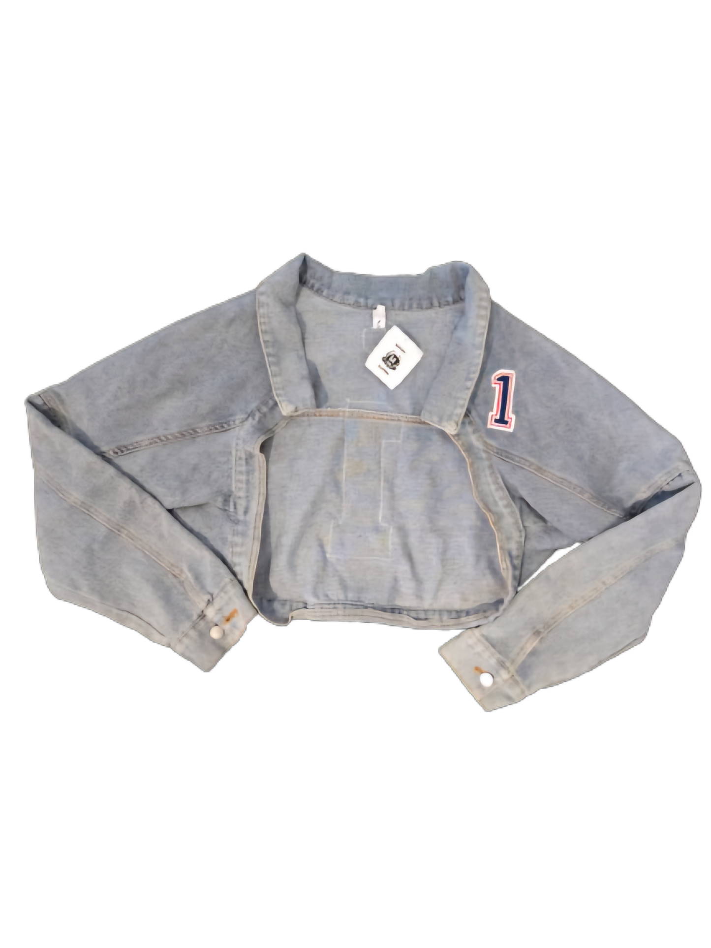 Patriots light crop jean pullover