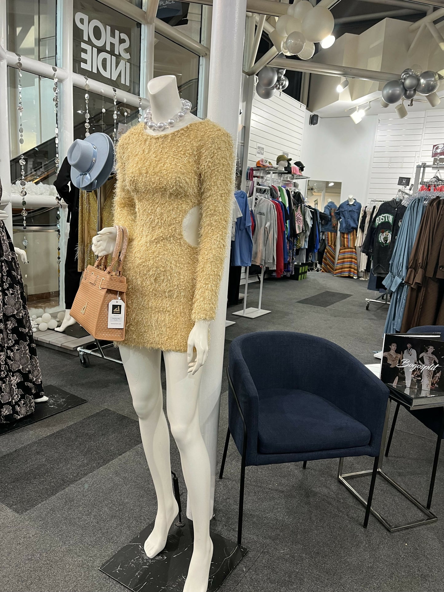 Cut out mini dress