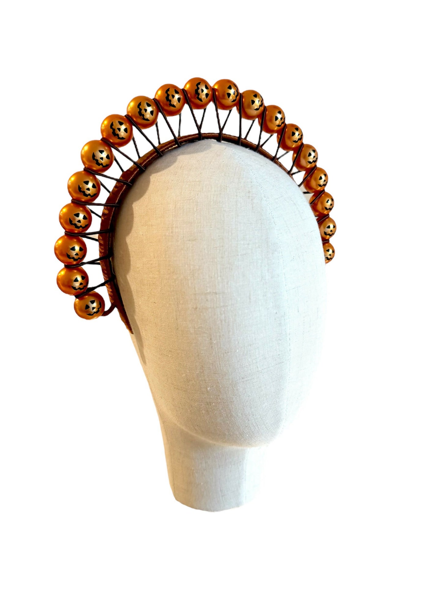 Golden Pumpkin Halo Headband