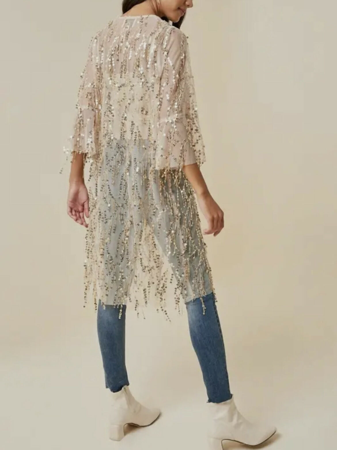 FESTIVE SEQUIN CARDIGAN | 2 - Colors Available