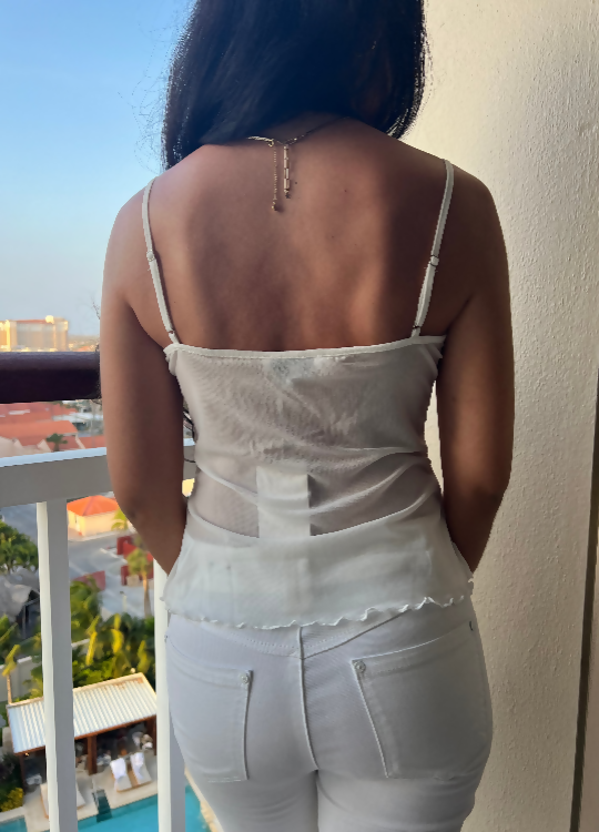 Mari Lace Butterfly Top