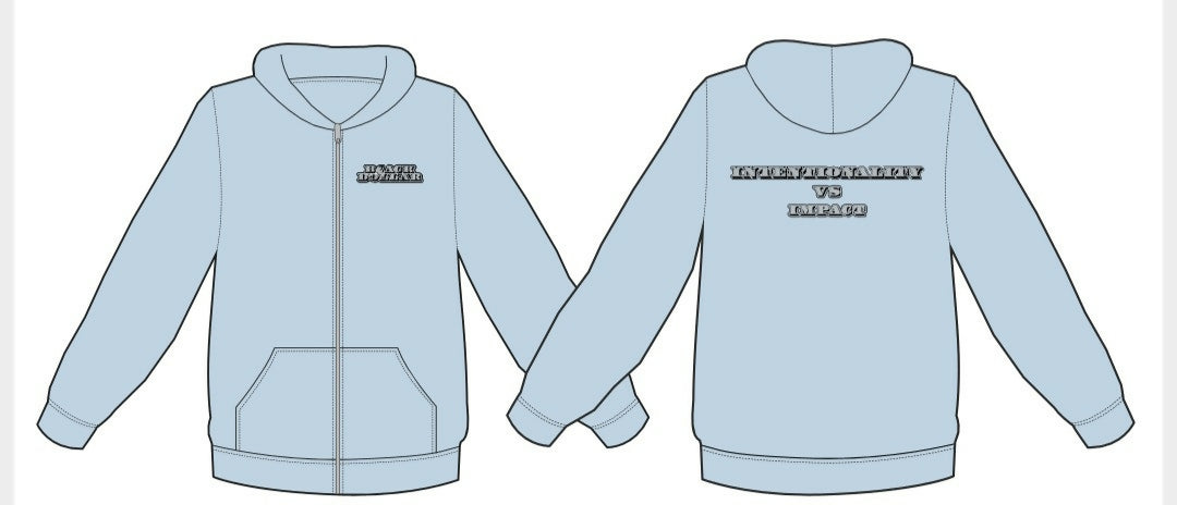 Intentionality VS Impact Zip Up Hoodie