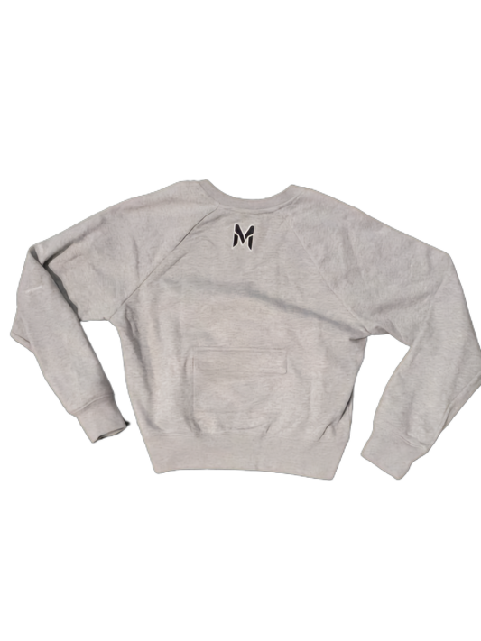 Mavlife Back Pocket Gray Sweatshirt