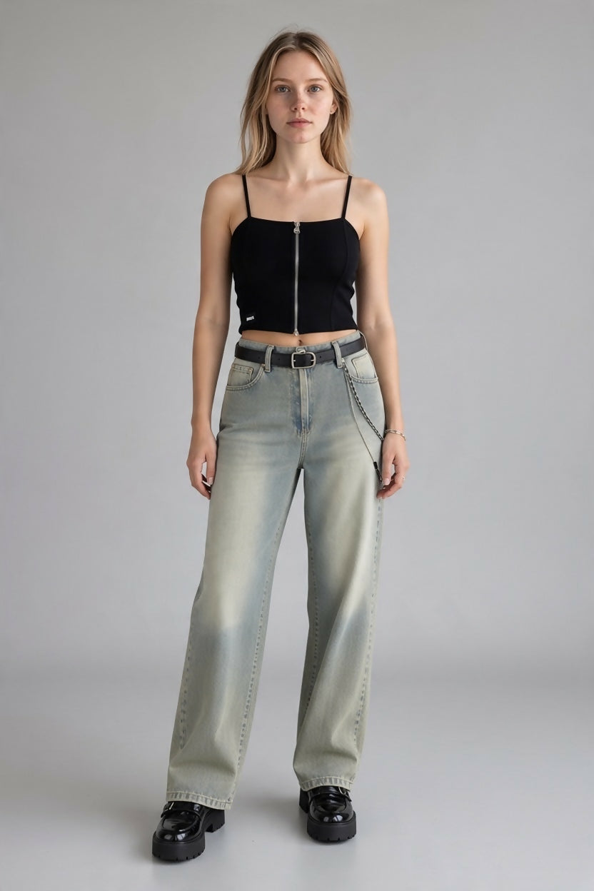 Washed Outlaw Jeans