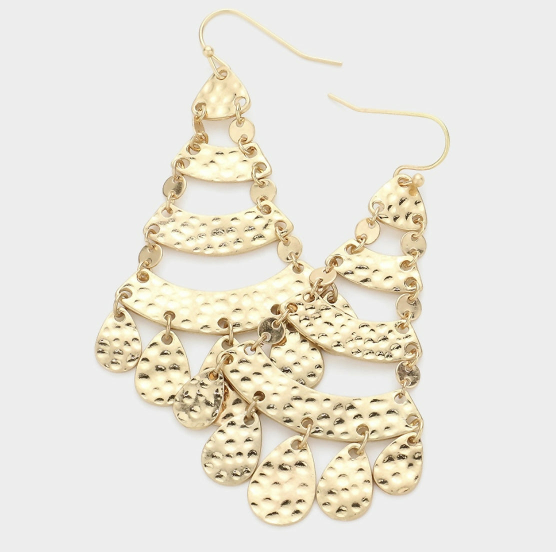 Metal Chandelier Earring