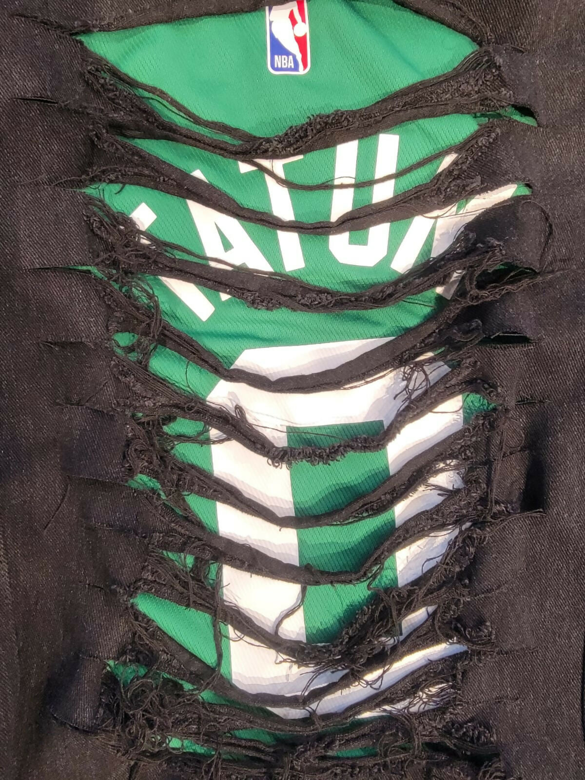 Long Black/Green Tatum Trench