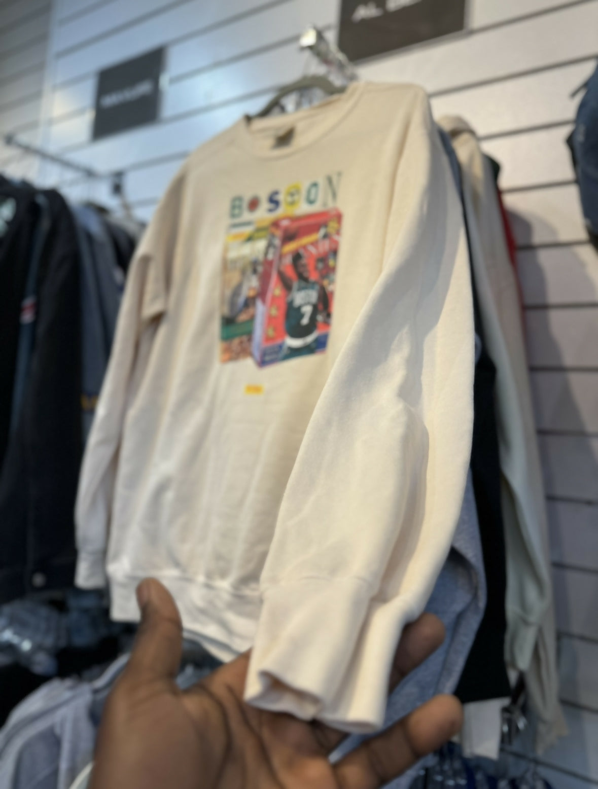 JB butter crewneck sweater