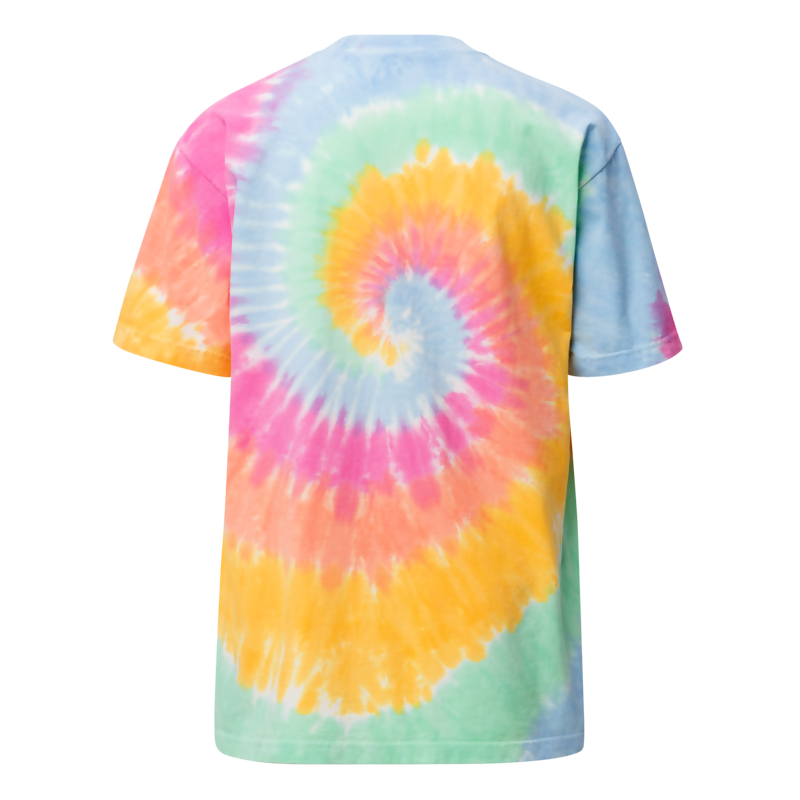 Give Love Oversized Tie Dye Shirt