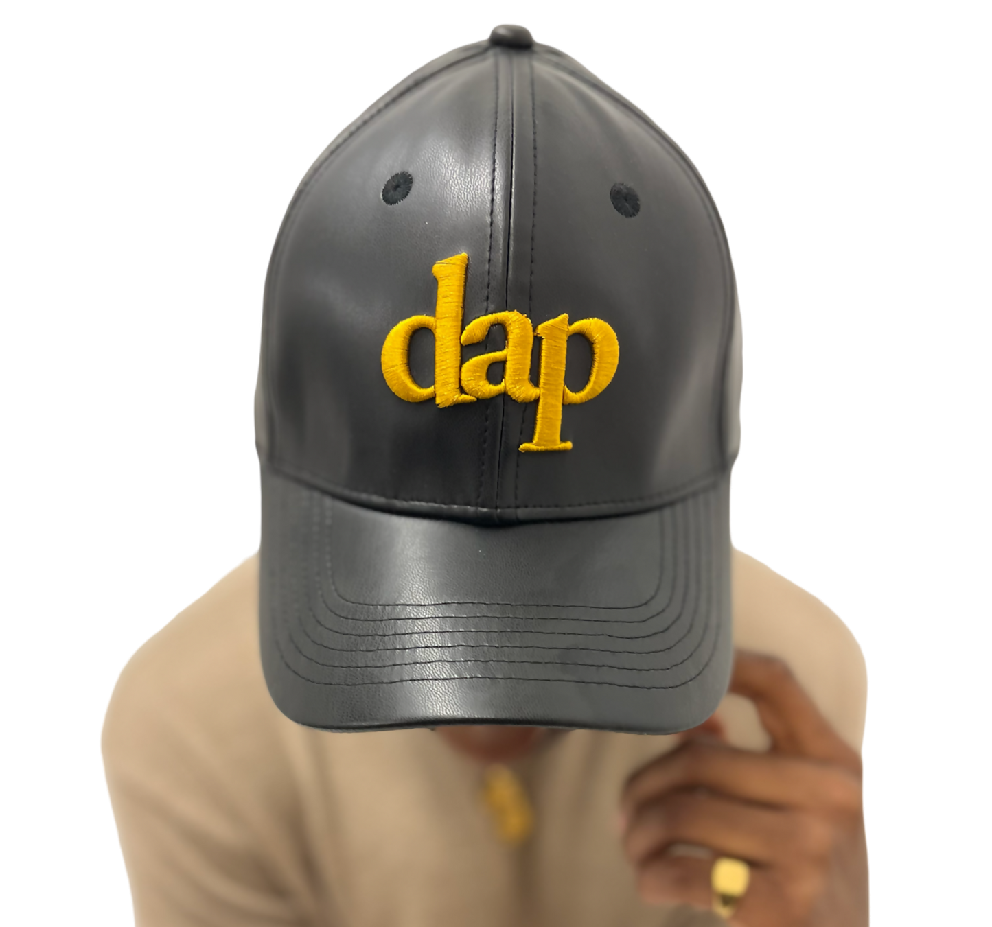DAP CLASSIC LEATHER CAP (BLACK)