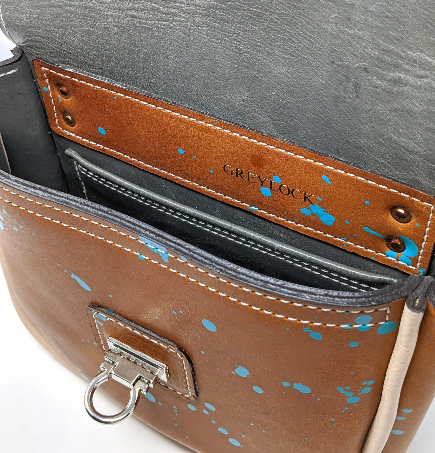 Salem - Tan/Turquoise