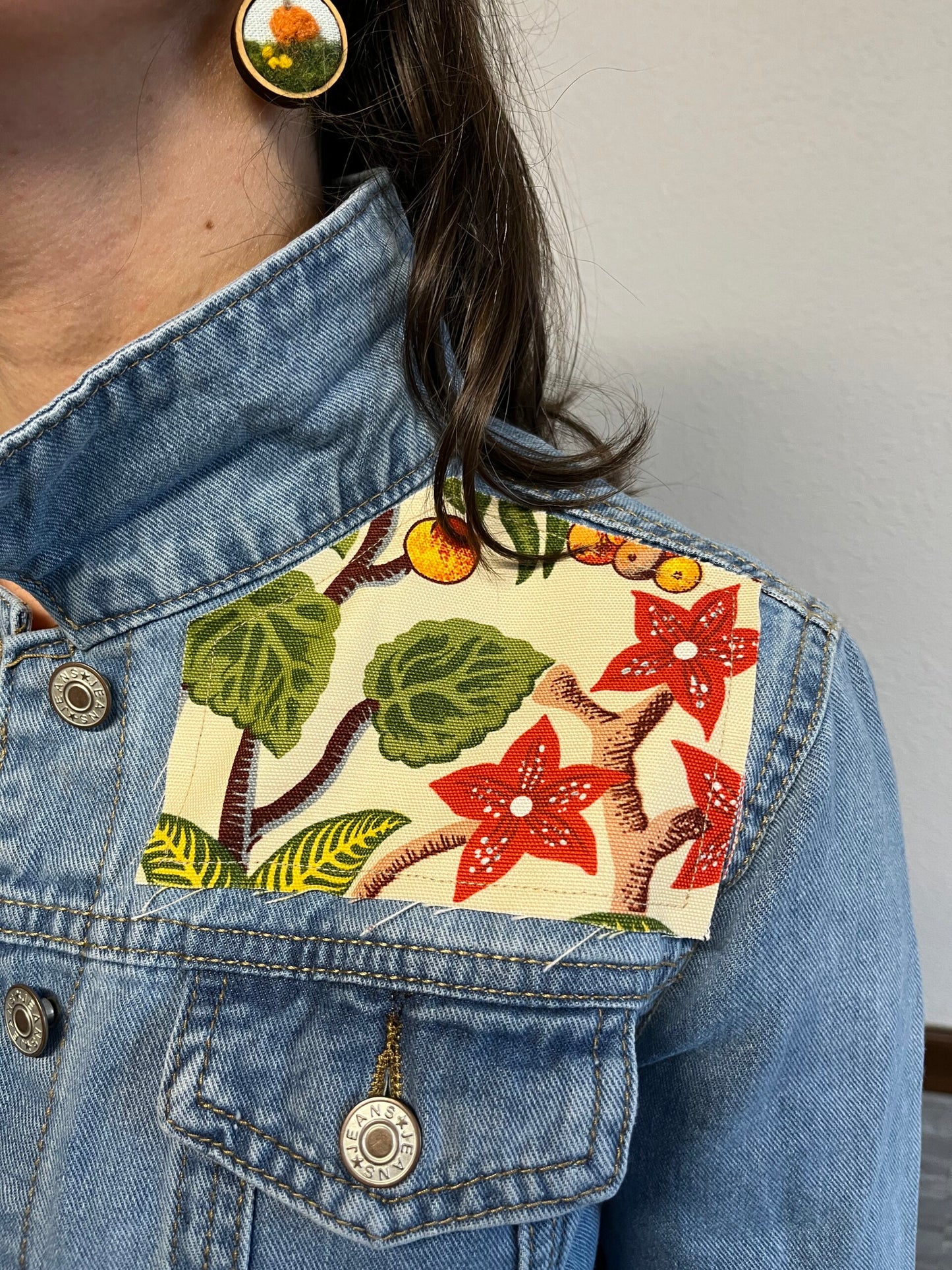 Jacket Frida Kahlo Tropical Design