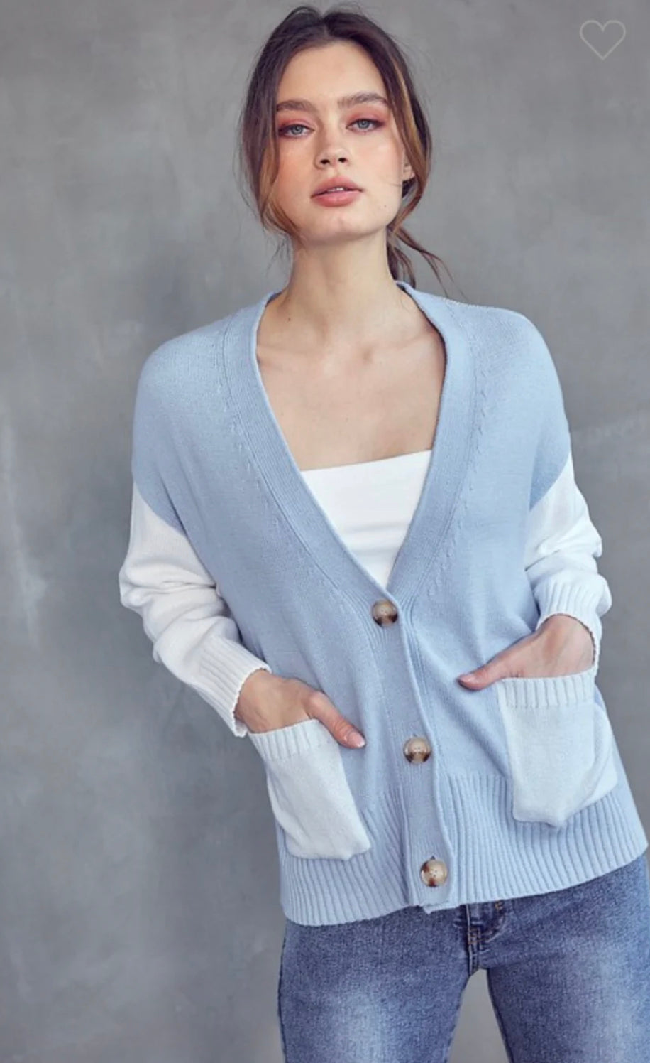 Womens color block outlet cardigan