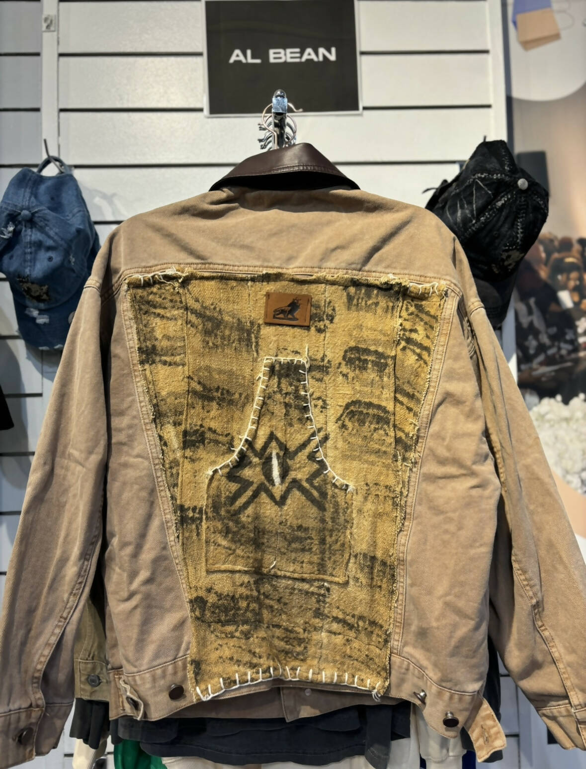 Leather collar Kulture Denim size medium