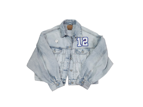 Light wash Patriots GOAT Jean Jacket