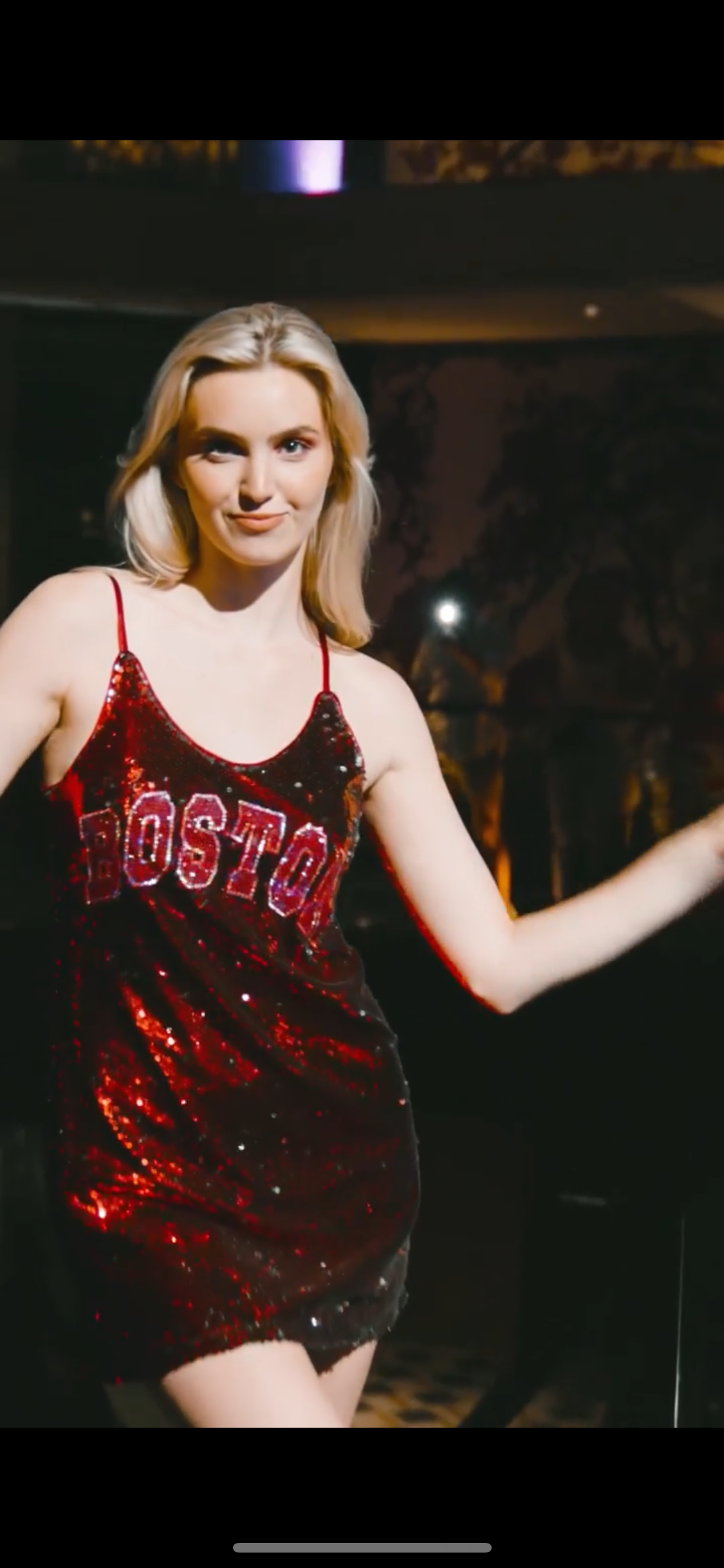 Boston Red Sequin Dress