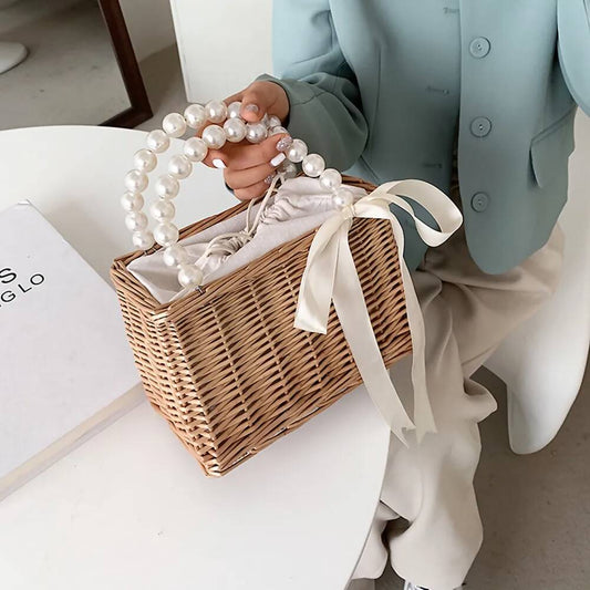 Elegant Wicker Bag