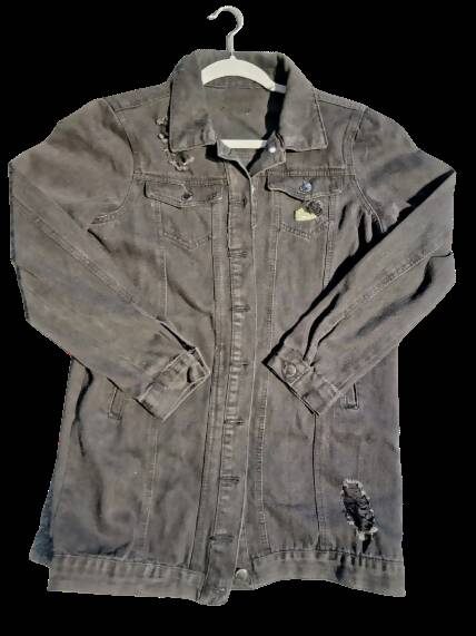 Long Black Jordan 11 Jacket