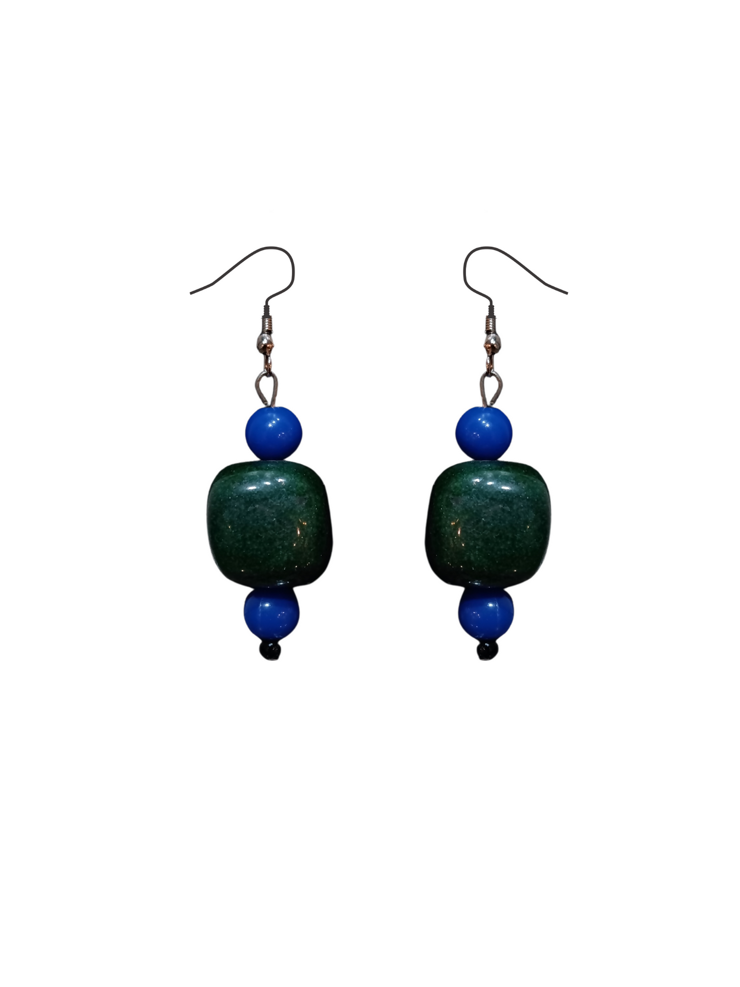 Green Stone Earrings