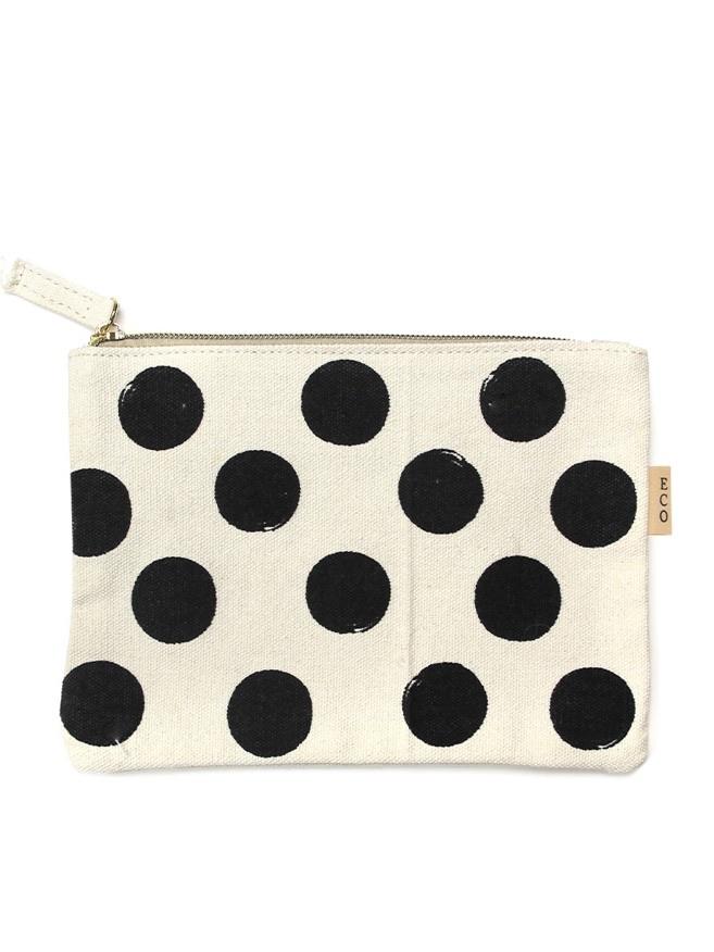 CANVAS DOT POUCH