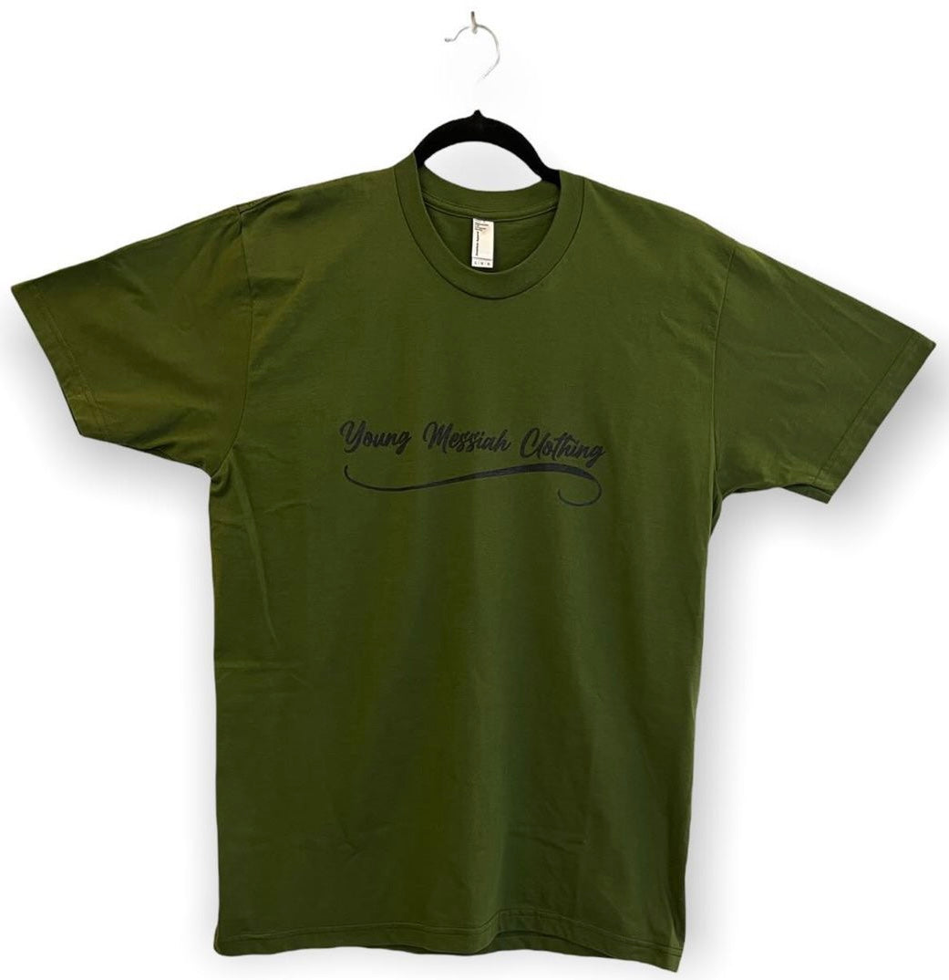 Young Messiah Clothing (YMC) Olive Green Logo T-Shirt