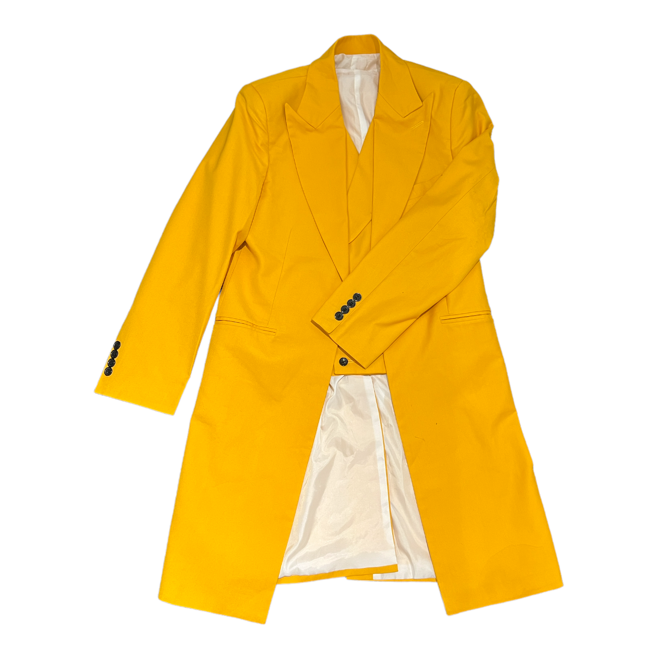 Long Yellow Classic Suit