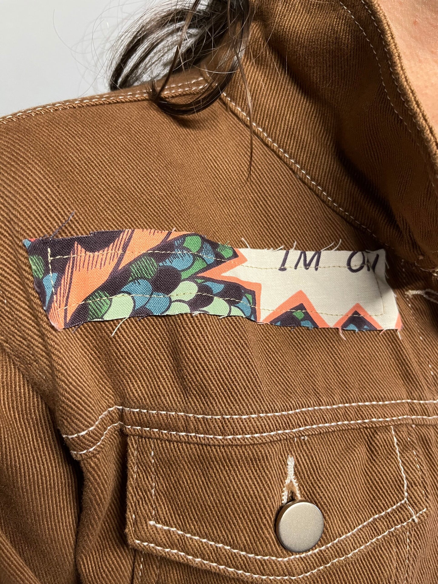 Jacket Big Comic Face Design.