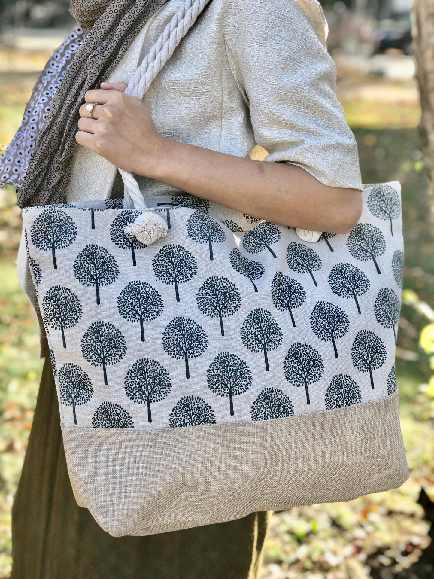 Tree Canvas Tote