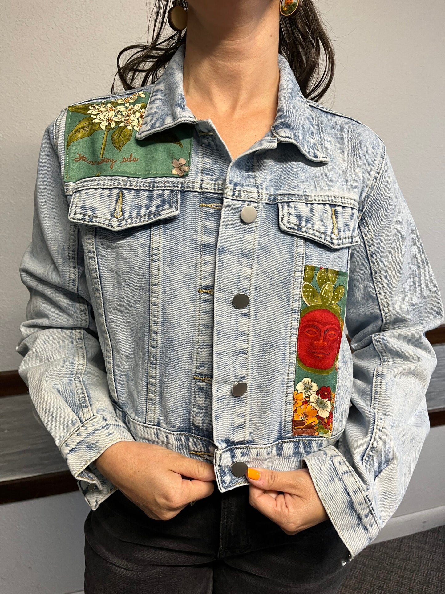 Jacket Frida kahlo in desert design.
