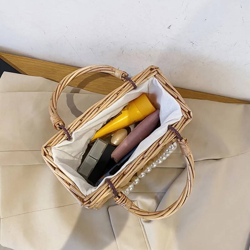 Elegant Wicker Bag