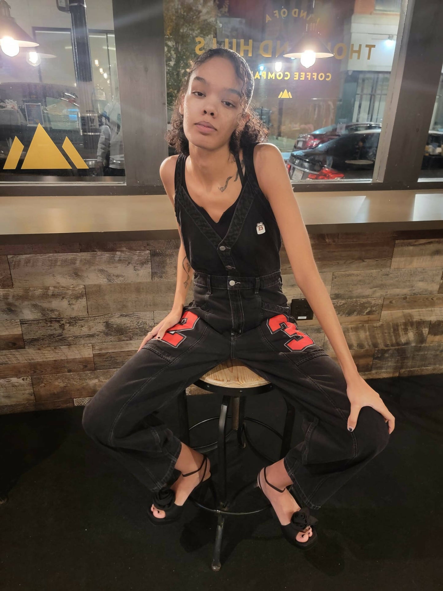 23 Black Romper