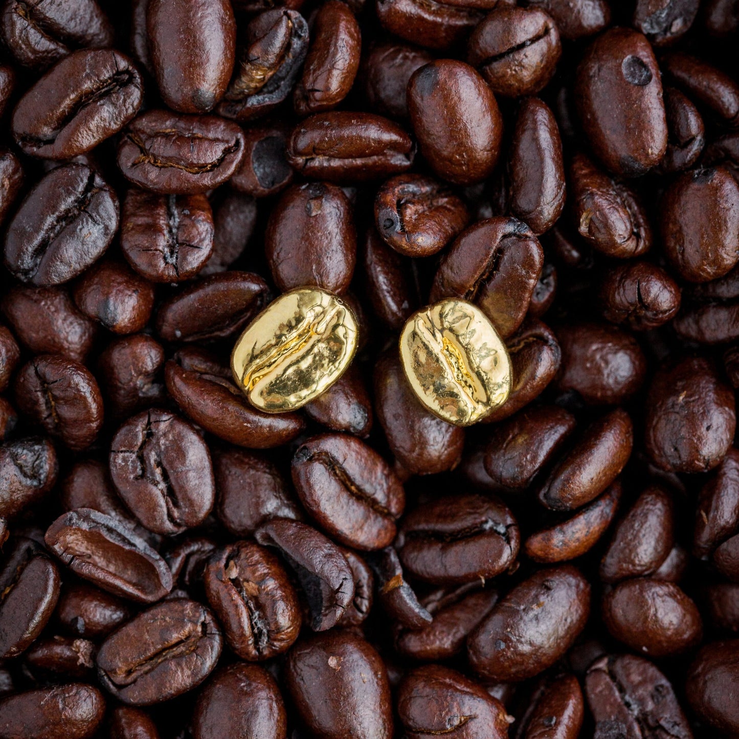 Coffee Bean Earrings