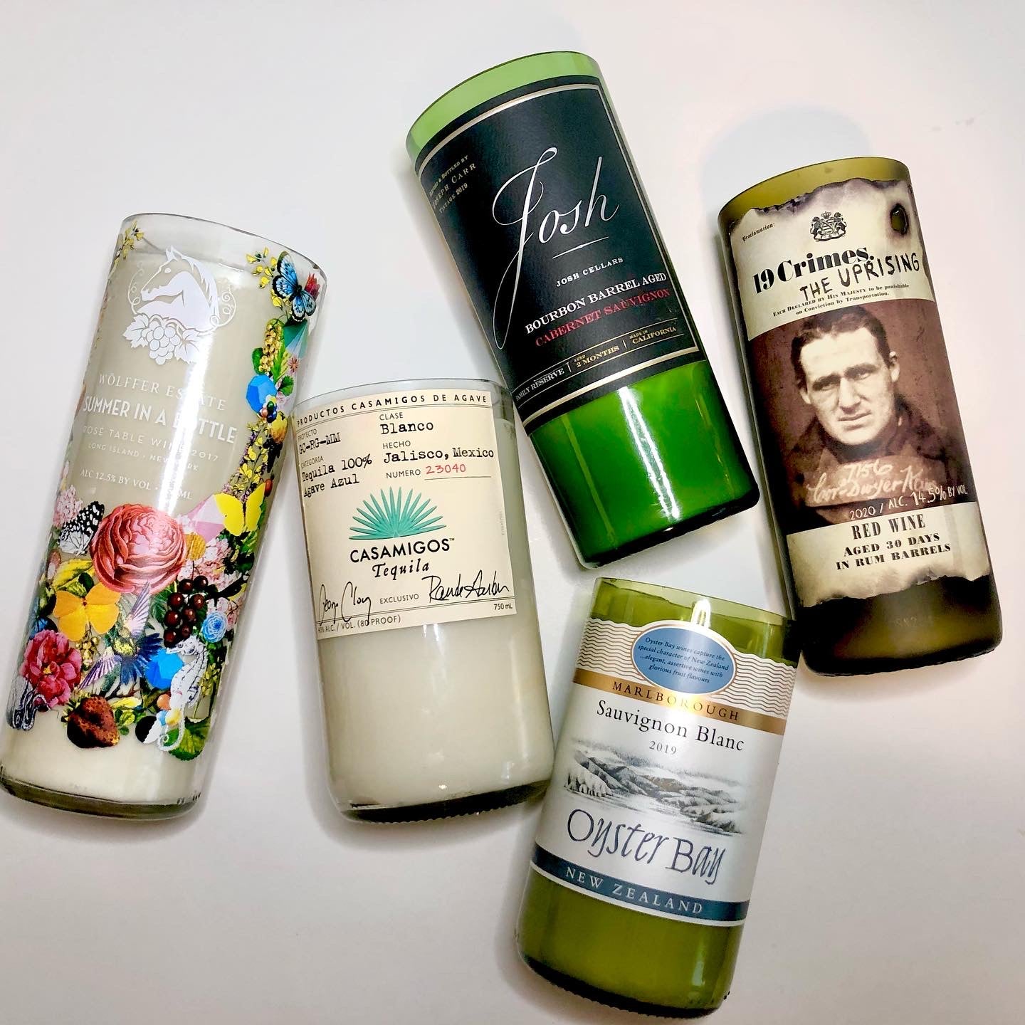 Wine Bottle Candle