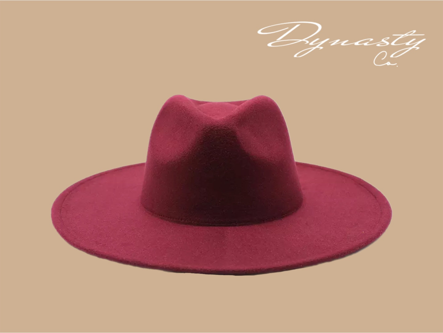 DYNASTY Burgundy Fedora