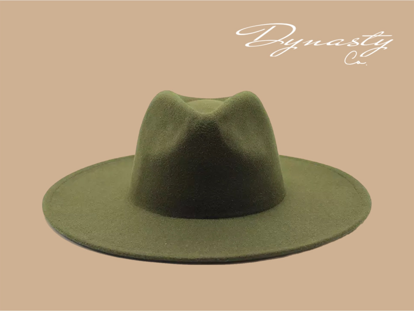 DYNASTY Olive Green Fedora